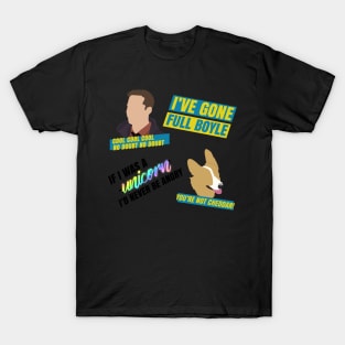 Brooklyn 99 Multi Mini Stickers T-Shirt